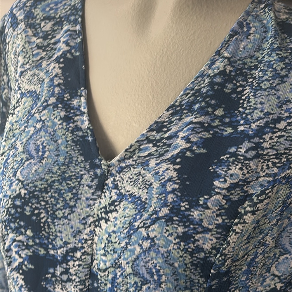 ✨ Joie Parisian Paisley Hi-Lo Maxi Dress | Limited Edition | Blue | Medium - Picture 6 of 7